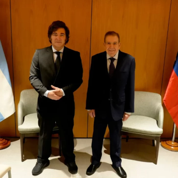 Javier Milei se reunió en Madrid con Edmundo González Urrutia, presidente electo de Venezuela