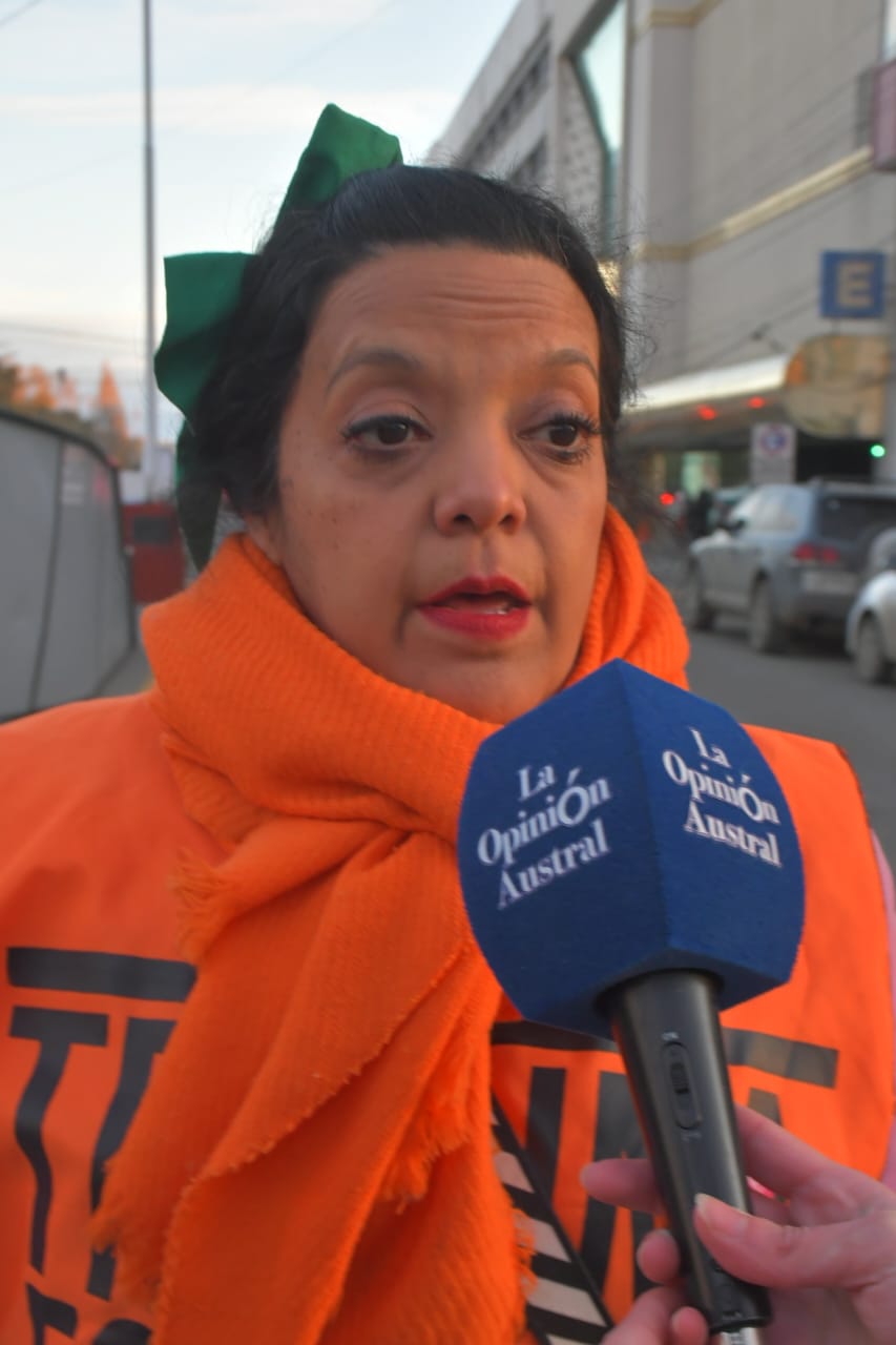  Mariela Gamboa, integrante de la Mesa Feminista Independiente de Río Gallegos.