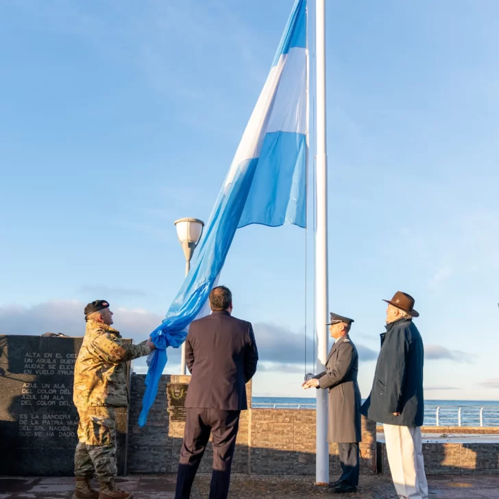 Macharashvili resaltó la figura de Manuel Belgrano durante los actos por el Día de la Bandera