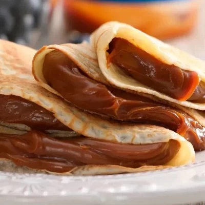 Receta de panqueques con dulce de leche caseros en muy pocos pasos