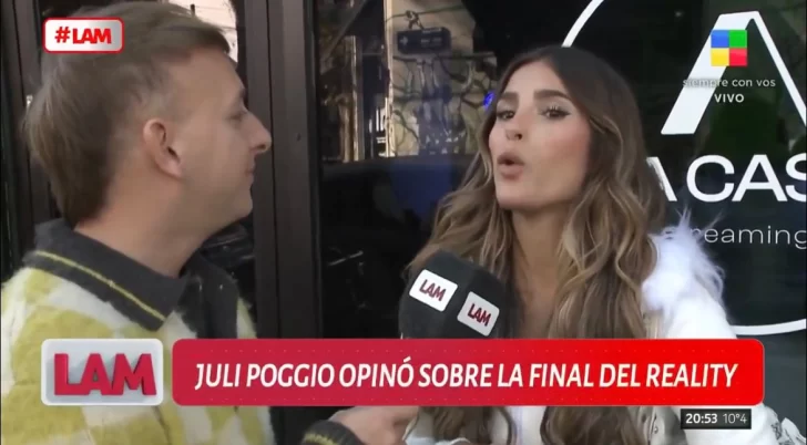 Julieta Poggio reveló quién quiere que gane Gran Hermano: &#8220;Tiene un perfil distinto&#8221;