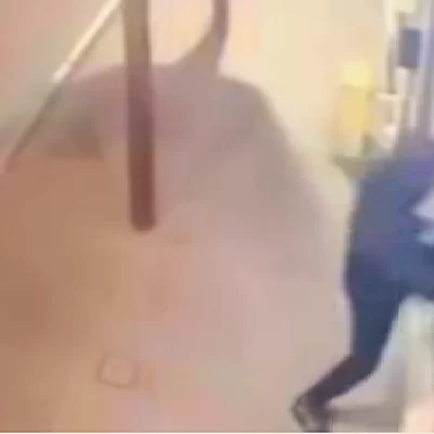 Delincuente rompió una vidriera a piedrazos y se llevó celulares y medio millón de pesos
