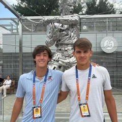 Valentín Garay y Dante Pagani: las nuevas espadas del tenis juvenil argentino que tuvieron su bautismo en Roland Garros