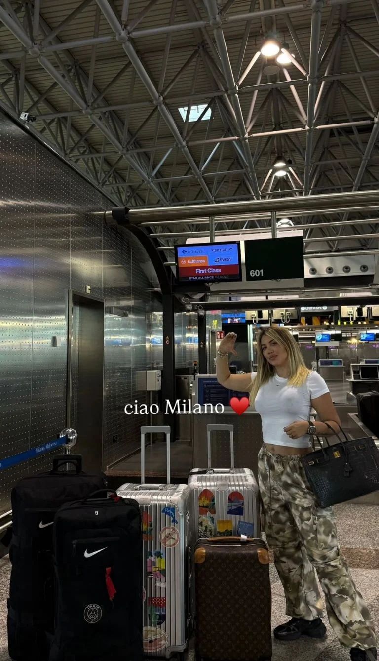 Wanda Nara regresó al país y sorprendió al mostrar el recibimiento de sus hijos: &#8220;Te amamos&#8221;