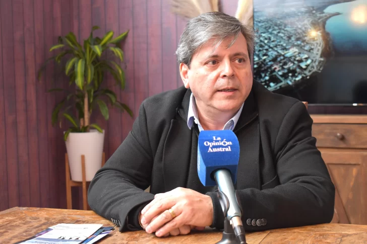  Fabián Leguizamón, vicegobernador de Santa Cruz, mano a mano con La Opinión Austral. FOTO: CAMILA FERRER POSE/LA OPINIÓN AUSTRAL