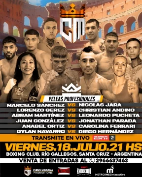 “Es el evento más importante que hicimos en seis años”: el Chino Maidana llega a Río Gallegos con todo “Es el evento más importante que hicimos en seis años”: el Chino Maidana llega a Río Gallegos con todo