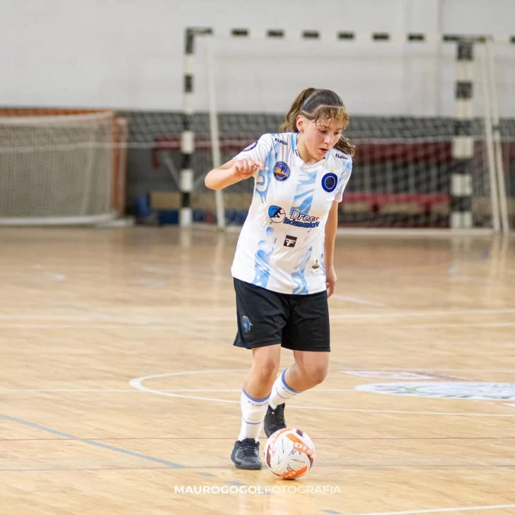 Justina Cionco, figura del conjunto comodorense. FOTO: MAURO GOGOL