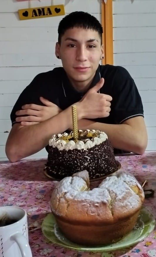  Enzo Raul Sosa, 17 años.