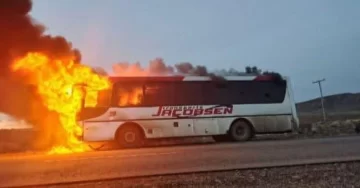 El chofer del colectivo que se incendió en ruta 40 evacuó a tiempo y le salvó la vida a 24 pasajeros El chofer del colectivo que se incendió en ruta 40 evacuó a tiempo y le salvó la vida a 24 pasajeros