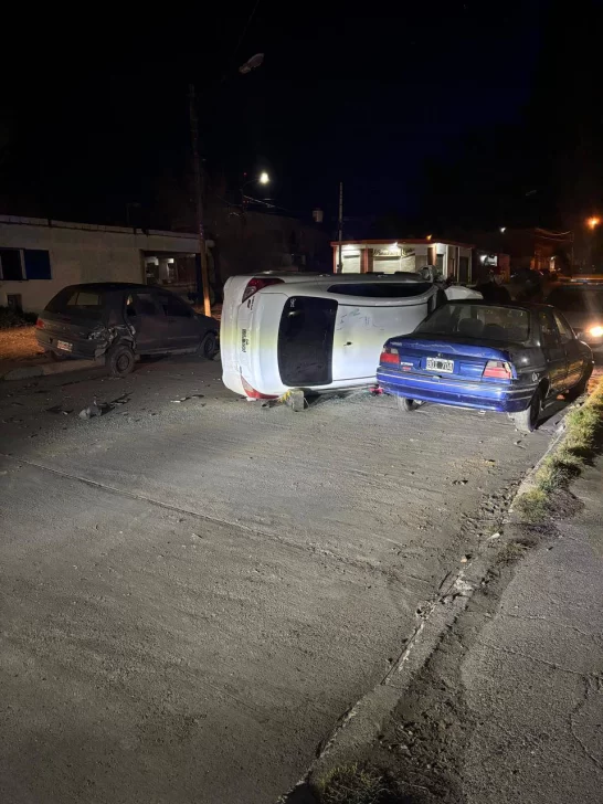 Accidente en Caleta Olivia: volcó su auto y dio positivo en el test de alcoholemia
