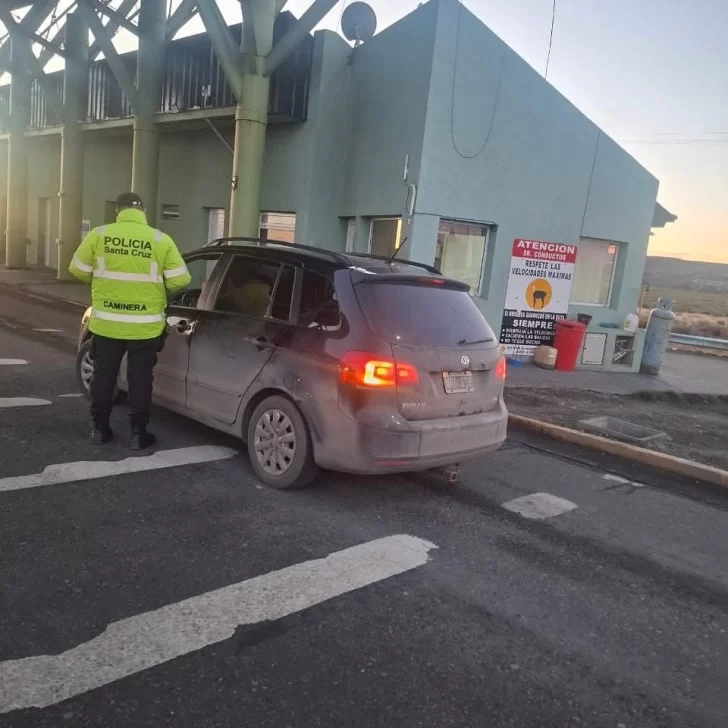 Lo buscaba la Justicia y lo atraparon en un control preventivo saliendo de Río Gallegos