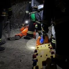Se realizó por primera vez un curso de rescate en interior de mina en Río Turbio