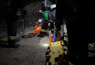 Se realizó por primera vez un curso de rescate en interior de mina en Río Turbio Se realizó por primera vez un curso de rescate en interior de mina en Río Turbio