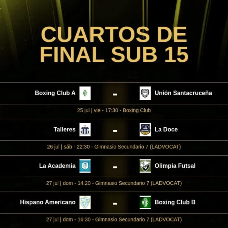  Fotos: Departamento de Futsal Rgl