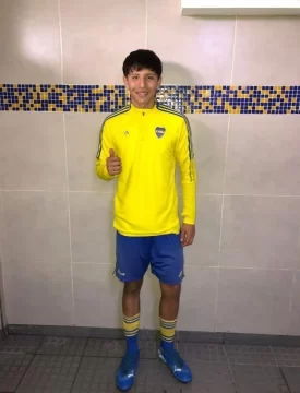 Eros Herrera, el caletense que con 16 años fue convocado por Boca Juniors: “Soñá hijo, que los sueños se cumplen” Eros Herrera, el caletense que con 16 años fue convocado por Boca Juniors: “Soñá hijo, que los sueños se cumplen”