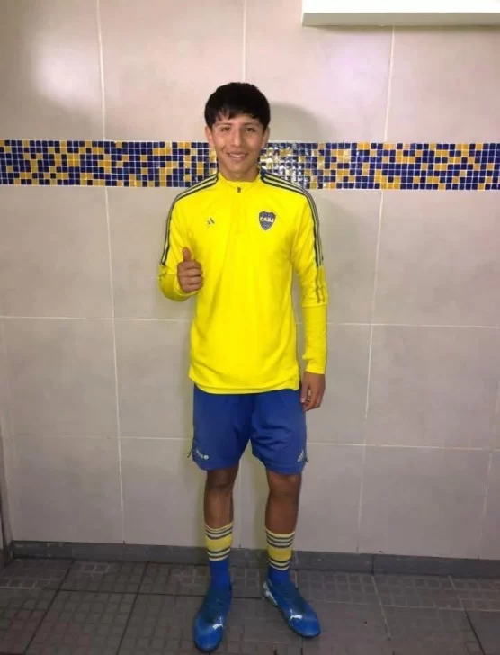Eros Herrera, el caletense que con 16 años fue convocado por Boca Juniors: “Soñá hijo, que los sueños se cumplen”