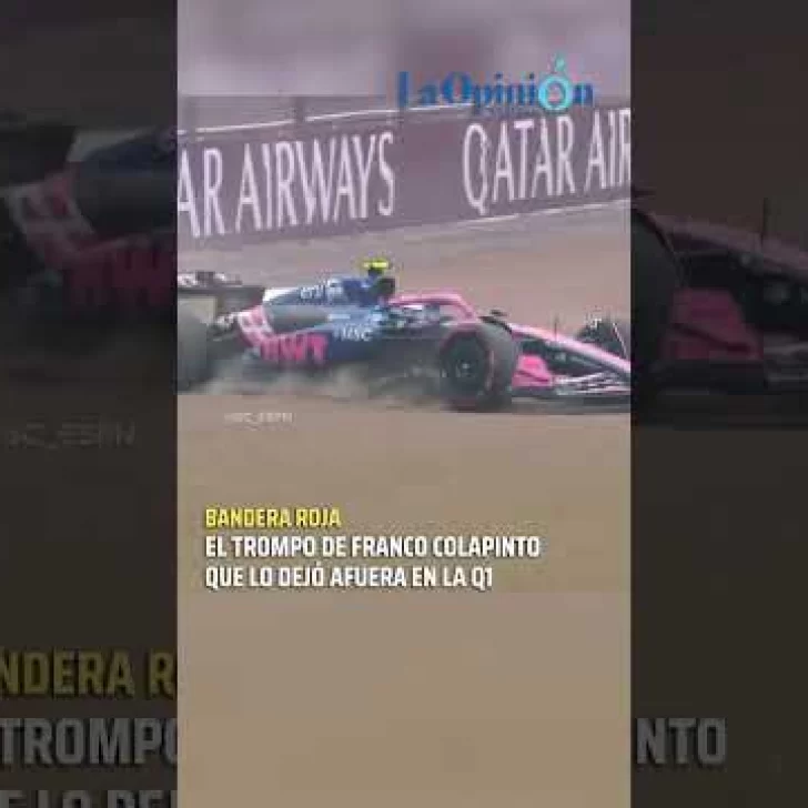 Trompo y eliminación: Colapinto quedó afuera de la clasificación en Silverstone