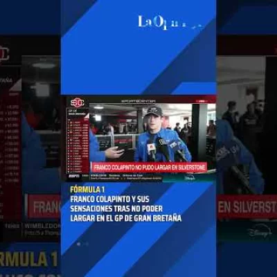 La bronca de Colapinto tras su temprano abandono en el GP de Gran Bretaña de F1