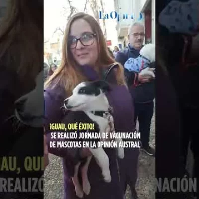 🐾 Río Gallegos: gran participación en la campaña de vacunación en LOA