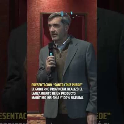 Santa Cruz Puede: lanzaron un producto marítimo 100% natural