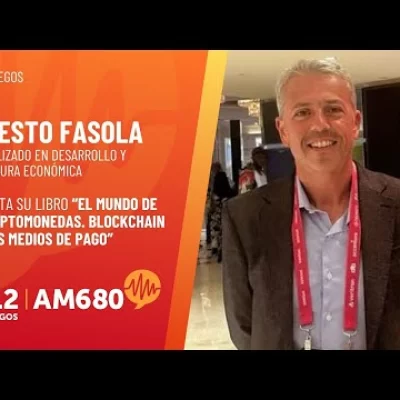 Ernesto Fasola presenta su libro “El mundo de las criptomonedas. Blockchain y otros medios de pago”