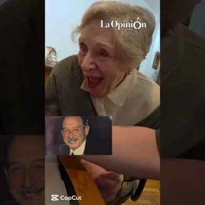 La reacción de la abuela que vió a su marido con inteligencia artificial y conmovió a todos