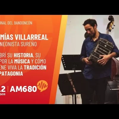 Jeremías Villarreal en Radio LU12, nos cuenta su pasión por el bandoneón desde el sur