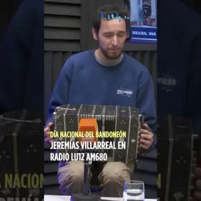 Jeremías Villarreal en LU12 celebró el Día Nacional del Bandoneón