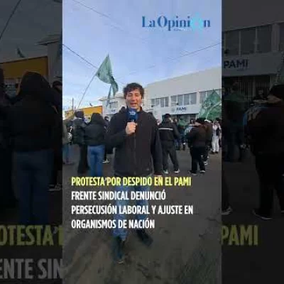 Río Gallegos: protesta por despidos en el PAMI