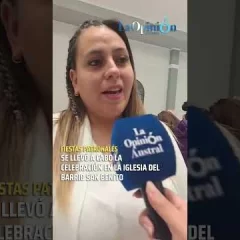 Celebración en la iglesia de San Benito en Río Gallegos