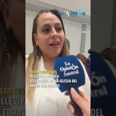 Celebración en la iglesia de San Benito en Río Gallegos