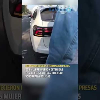 Intentaron sobornar a policías y terminaron detenidas