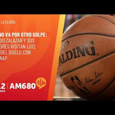 Hispano va por otro golpe: Facundo Zalazar y sus jugadores visitan LU12 antes del duelo con Cordenap