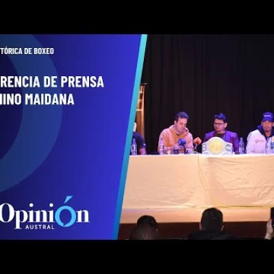 Velada histórica de boxeo en Río Gallegos: Conferencia de prensa del Chino Maidana