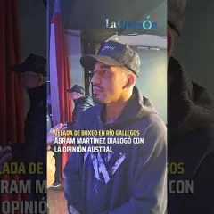 Abram Martínez habló con La Opinión Austral