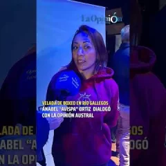 Anabel “La Avispa” Ortiz preparada para la velada de boxeo en Río Gallegos