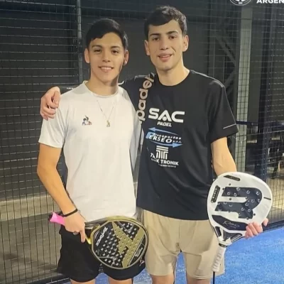 Agustín Ruiz jugó la final del circuito AJPP de Padel en Bahía Blanca