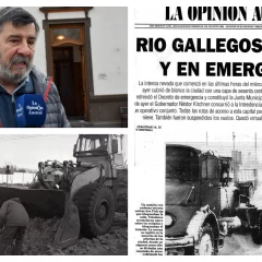 A 30 años de la Nevada del Siglo, “Freddy” Martínez, exintendente de Río Gallegos: “Cuando pasan cosas muy graves, tenés que dedicarte a solucionar los problemas de la gente”