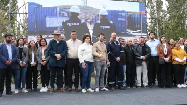  Octubre del 2024. Acto de cesión de áreas a Pecom, encabezado por el gobernador Torres.