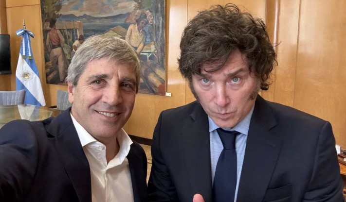 El posteo de Luis Caputo tras la reunión con Trump: “Impresionante apoyo a Milei”