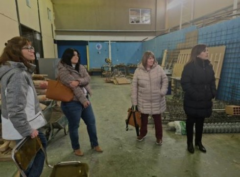 Autoridades del CPE recorrieron la Escuela Industrial N°4 de Río Gallegos