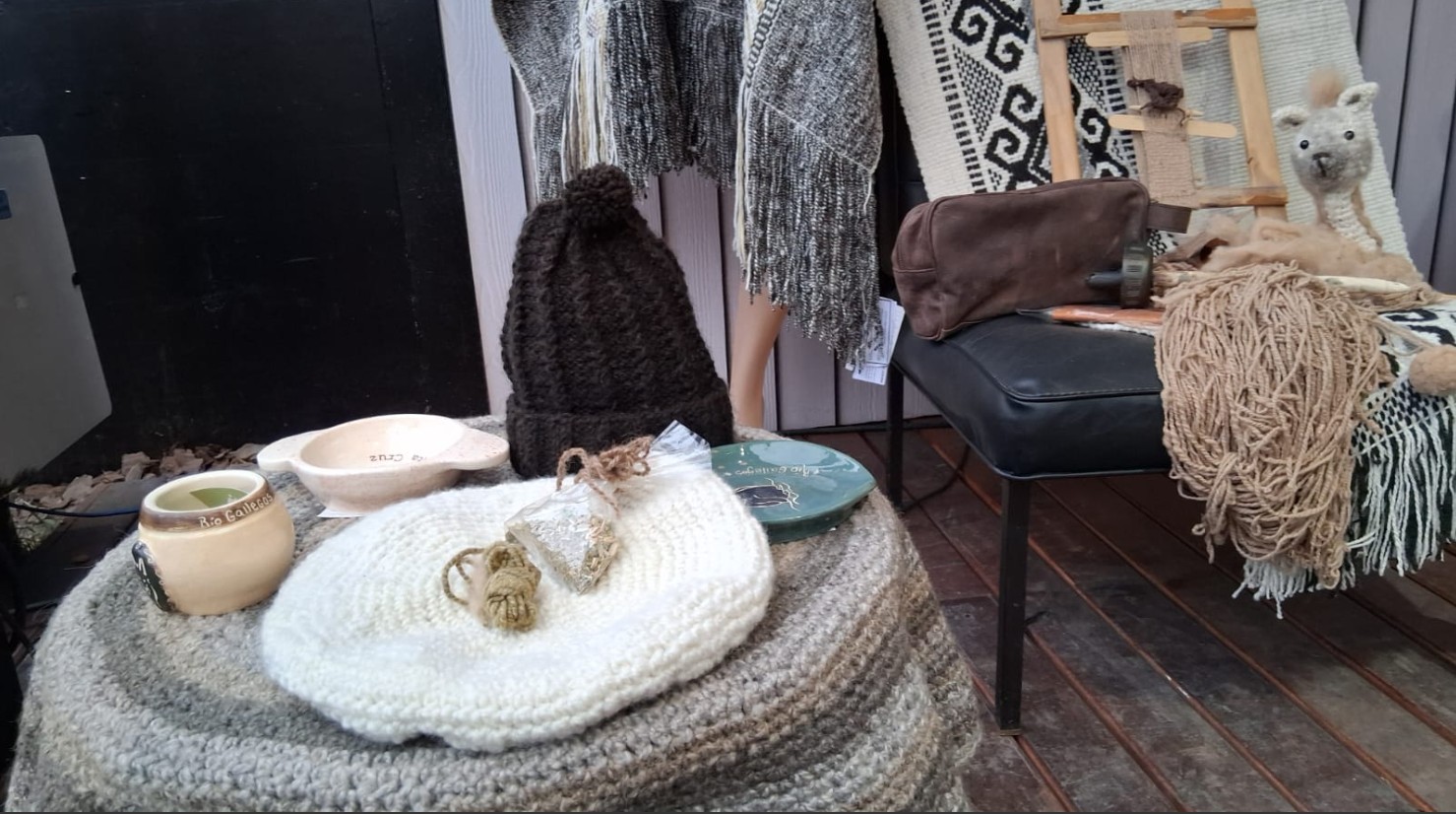  “El paisaje, la estepa, el frío y el viento están presentes en los colores, las fibras y los diseños