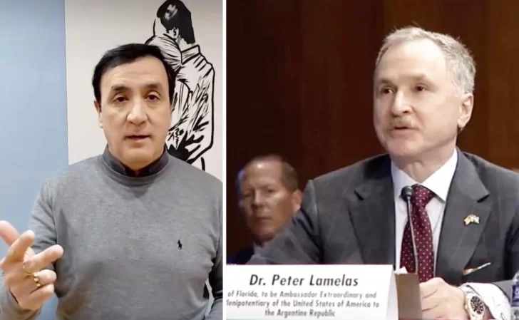 Grasso al propuesto embajador de EEUU en Argentina: “A vos, Lamelas, go home”