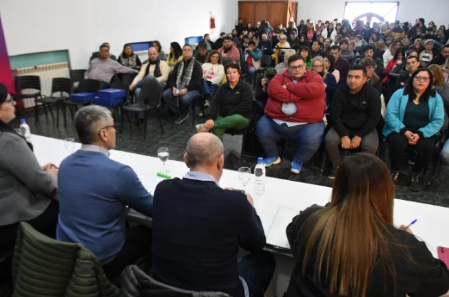  último congreso provincial del PJ. Quien volver a recuperar el voto mayoritario. (Foto: José Silva/La Opinión Austral).