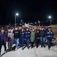Claudio Vidal junto a Pablo Carrizo en Caleta Olivia: “En Santa Cruz, obra que se comienza, es obra que se termina”