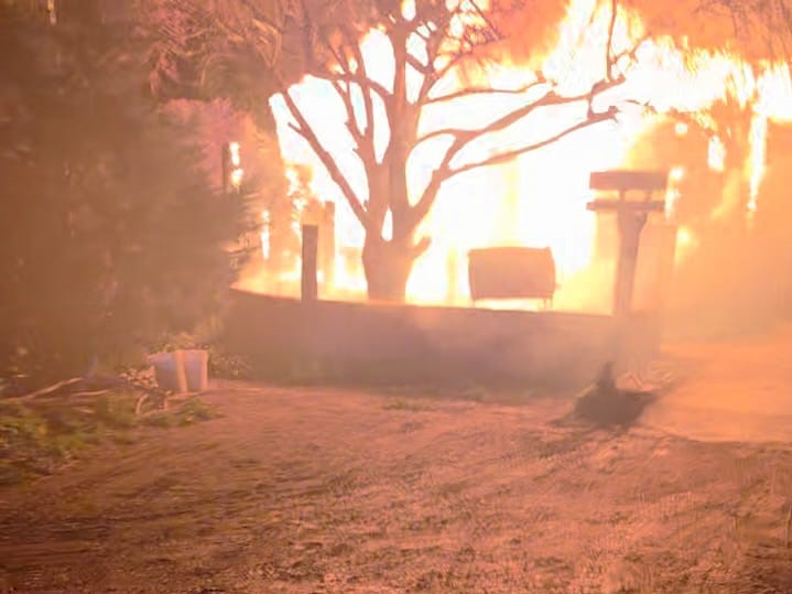 Internaron a un joven de 26 años de Puerto Deseado por un incendio en su casa