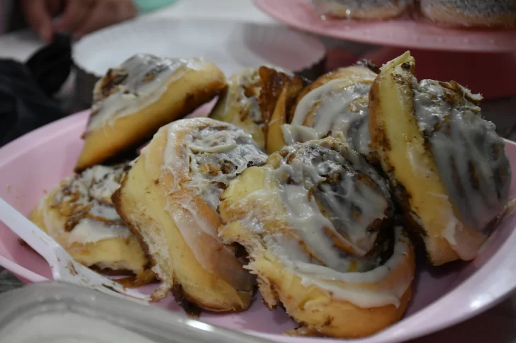  Lady Mermelada ofreció sus productos de repostería. Foto: Juan Palacios/La Opinión Austral