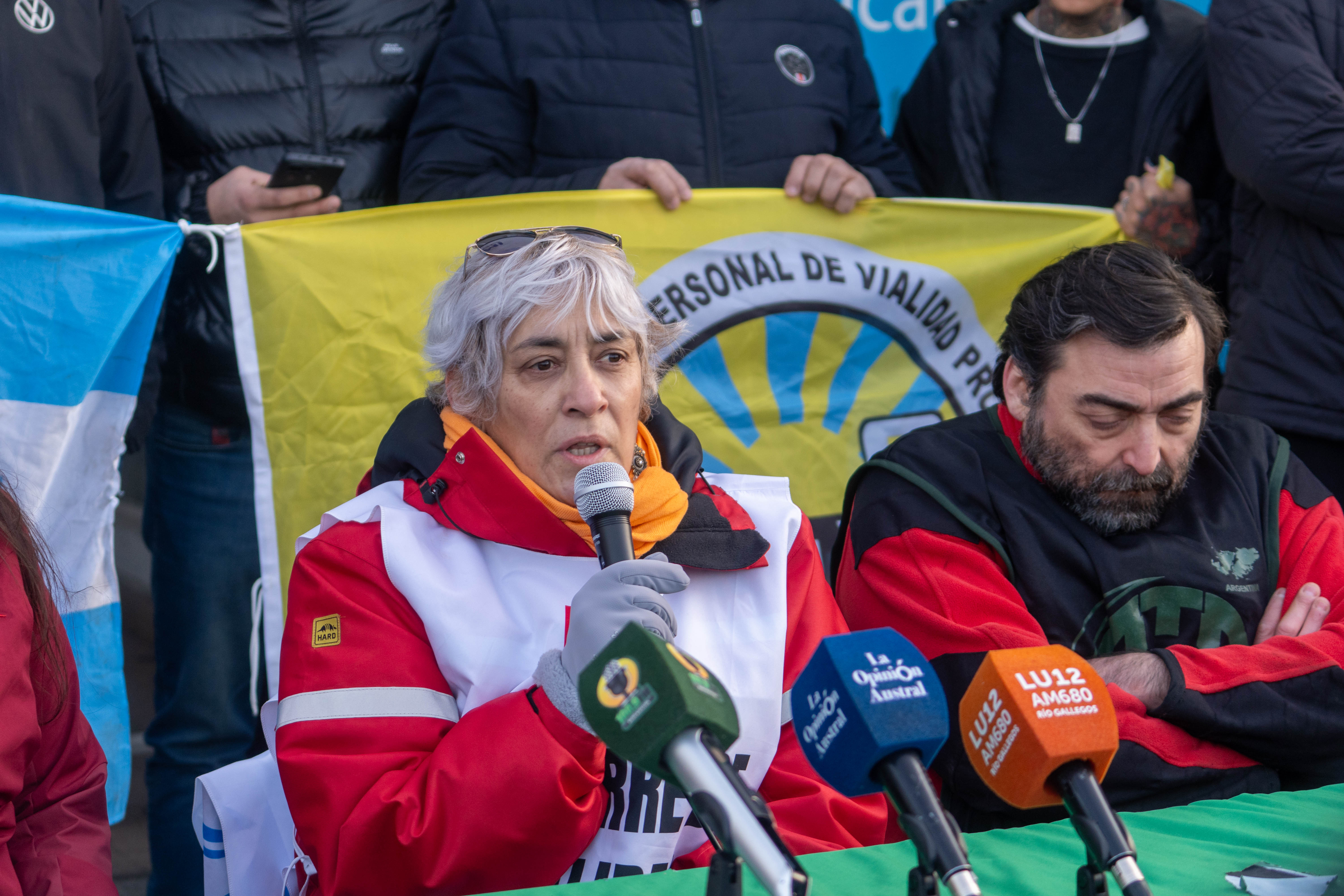  Delegada de los Viales Nacionales Jacqueline Bórquez. (FOTO: LEANDRO FRANCO/ LA OPINIÓN AUSTRAL)