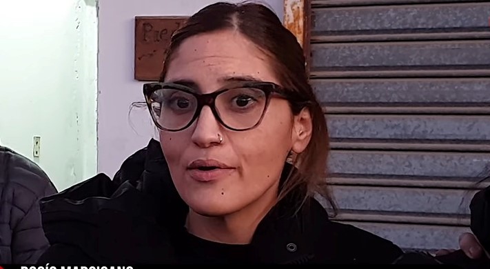  Rocío Marcinano habló con los medios deseadenses.