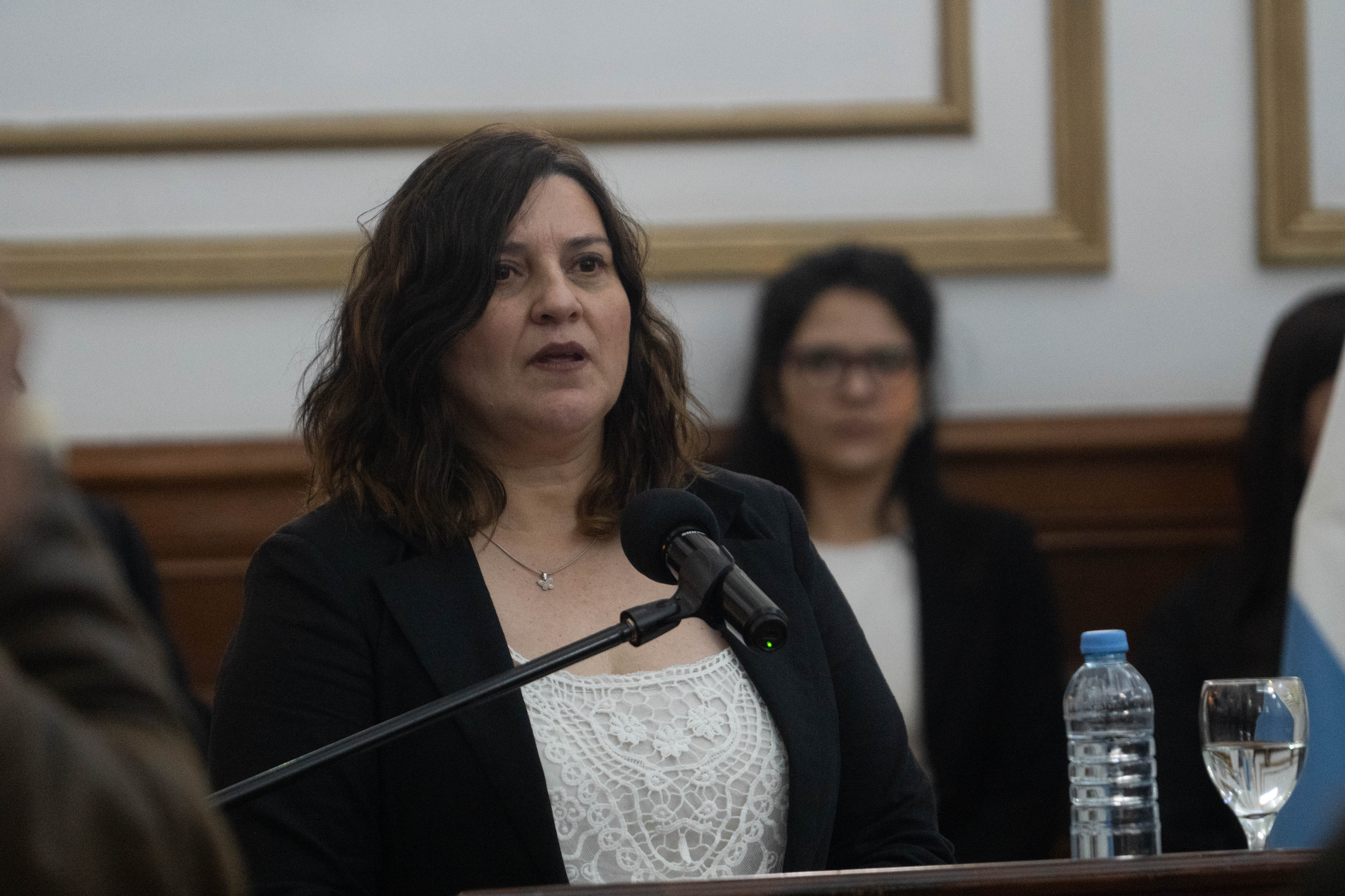  María Lorena Ross, ministra de Salud de la provincia. (FOTO: LEANDRO FRANCO/ LA OPINIÓN AUSTRAL).